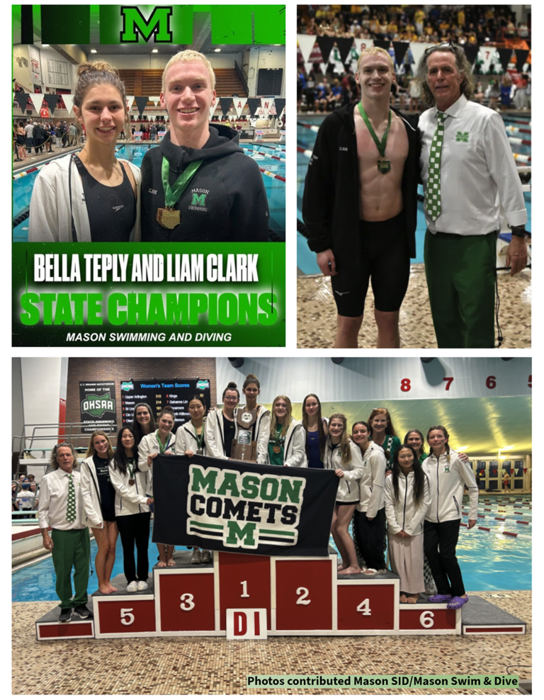 Mason Swimming & Diving Shines at State Championships